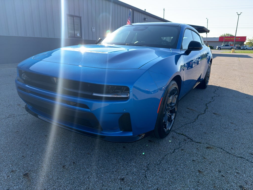 2026 Dodge Charger CHARGER R/T 4-DOOR AWD in Bludicrous Exterior Paint — front three-quarter view
