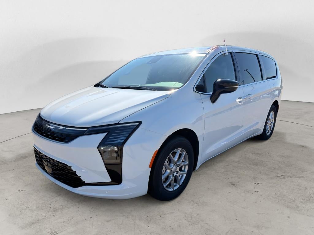 2027 Chrysler Pacifica PACIFICA SELECT in Bright White Clear-Coat Exterior Paint — front three-quarter view