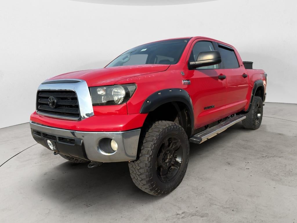 2008 Toyota Tundra SR5 5.7L V8 in Radiant Red — front three-quarter view